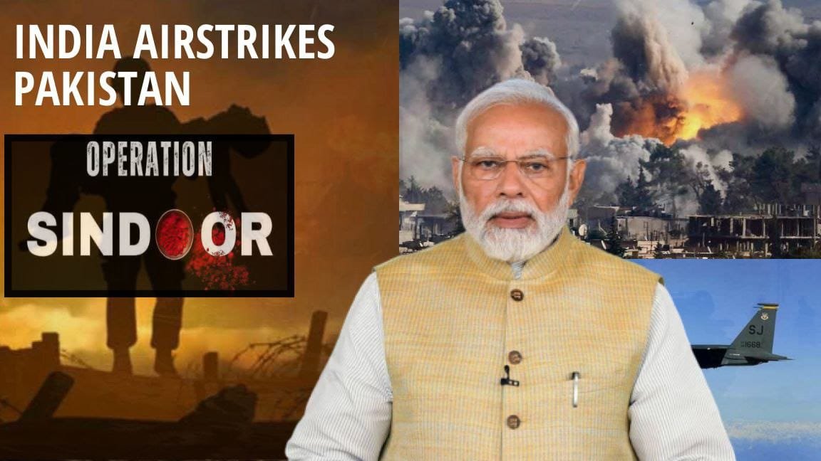 India Pakistan War: Airstrikes on Pakistan under Operation Sindoor with angry Prime Minister Modi in frame