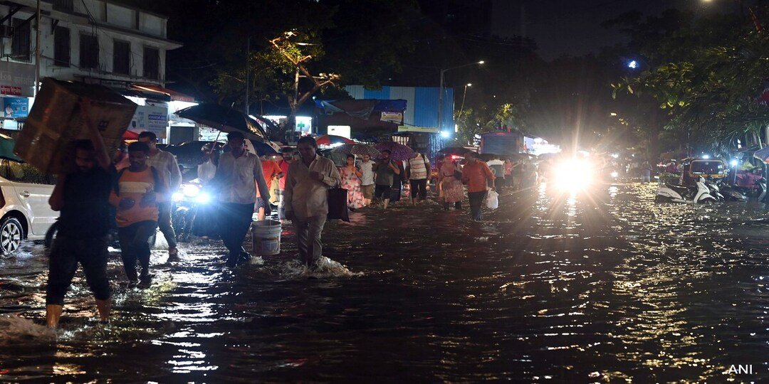 Mumbai rains today update continues to dominate headlines as torrential downpours flood several parts of the city.