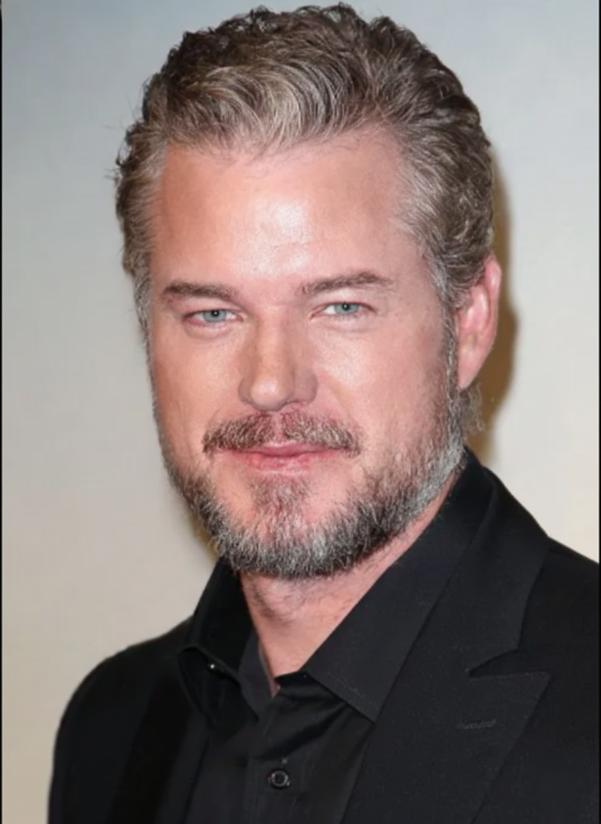 Eric Dane death cause ALS awareness graphic with a teal ribbon and actor’s silhouette.